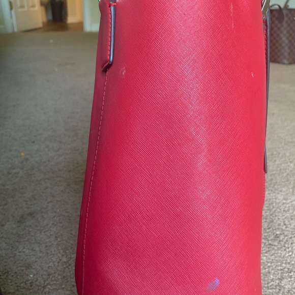 Leather Kate Spade Red Tote and Matching Wallet - Picture 10 of 11